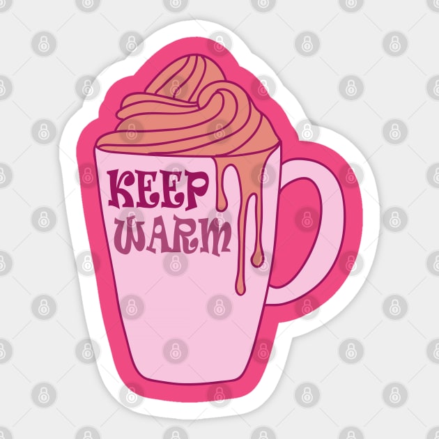 Keep Warm And Drink Hot Chocolate Sticker by Day81